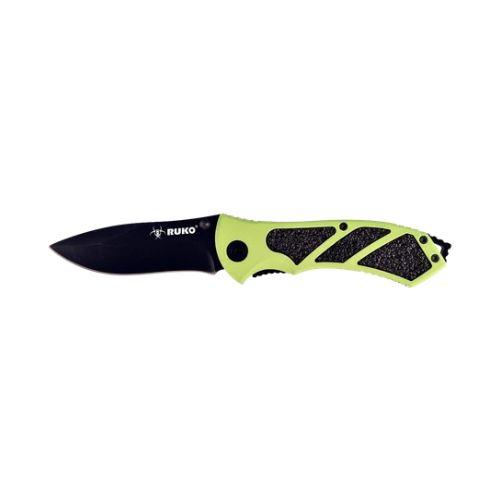 RUKO FOLDER 3.25" GREEN HANDLE