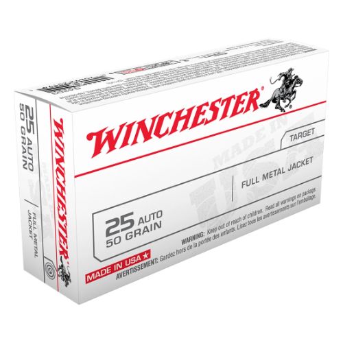 WINCHESTER USA 25 ACP 50GR