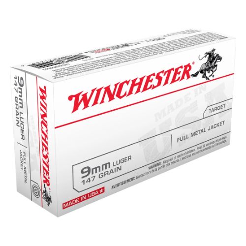 WINCHESTER USA 9MM LUGER 147GR