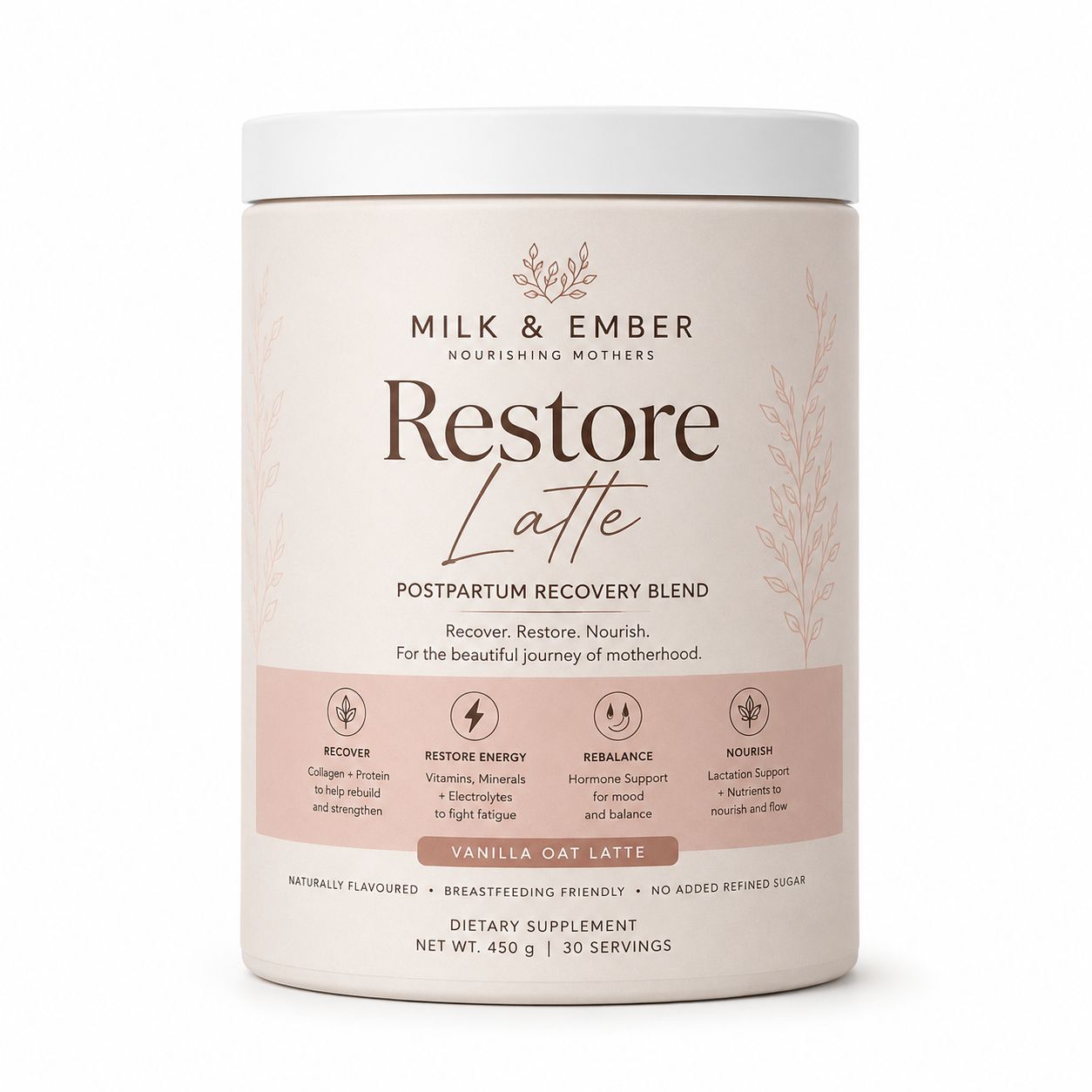 MILK &amp; EMBER – RESTORE LATTE