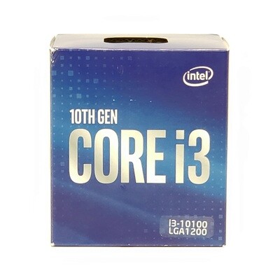 Intel Core i3-10100 CPU 10th Gen LGA1200 Socket - Open Box