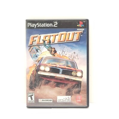 FlatOut Video Game for PS2 - CIB - Used