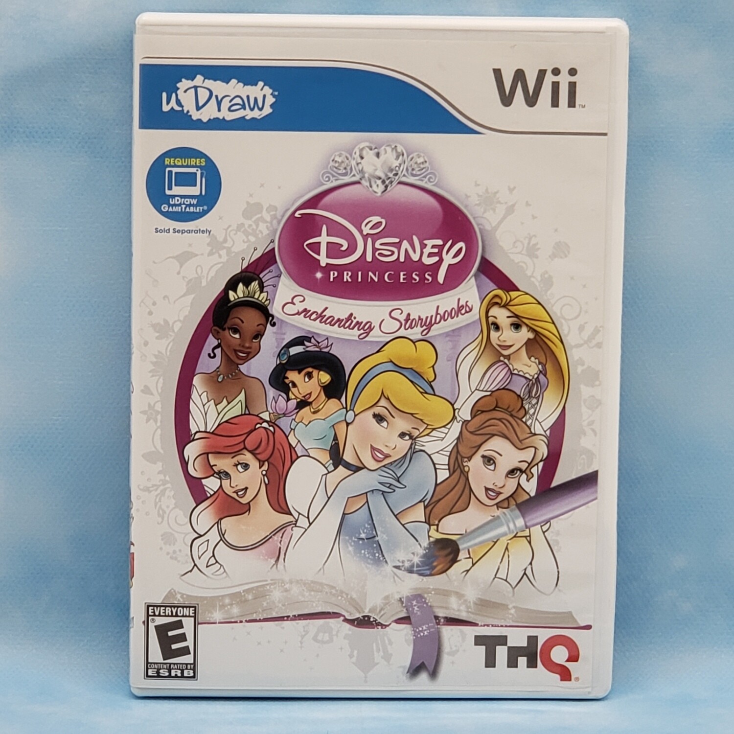 uDraw Disney Princess Enchanting Storybooks Video Game for Wii - CIB - Used