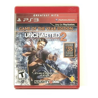 Uncharted 2: Among Thieves Game of the Year Edition Video Game for PS3 - CIB - Used