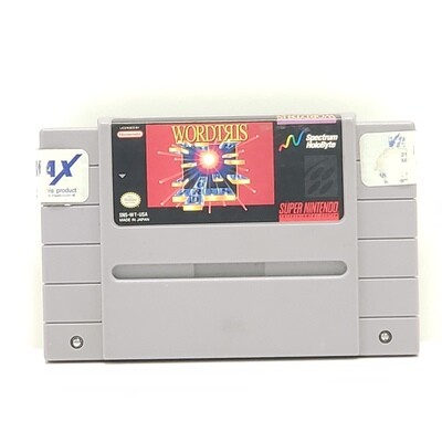 Wordtris Video Game for SNES Super Nintendo - Used