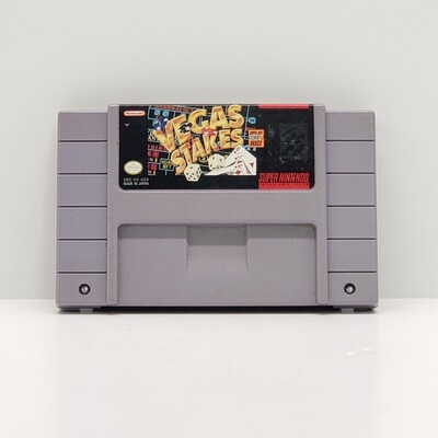 Vegas Stakes Video Game for SNES Super Nintendo - Used