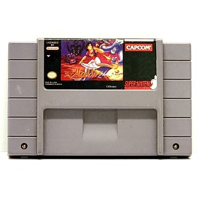 Disney's Aladdin Video Game for SNES Super Nintendo - Used