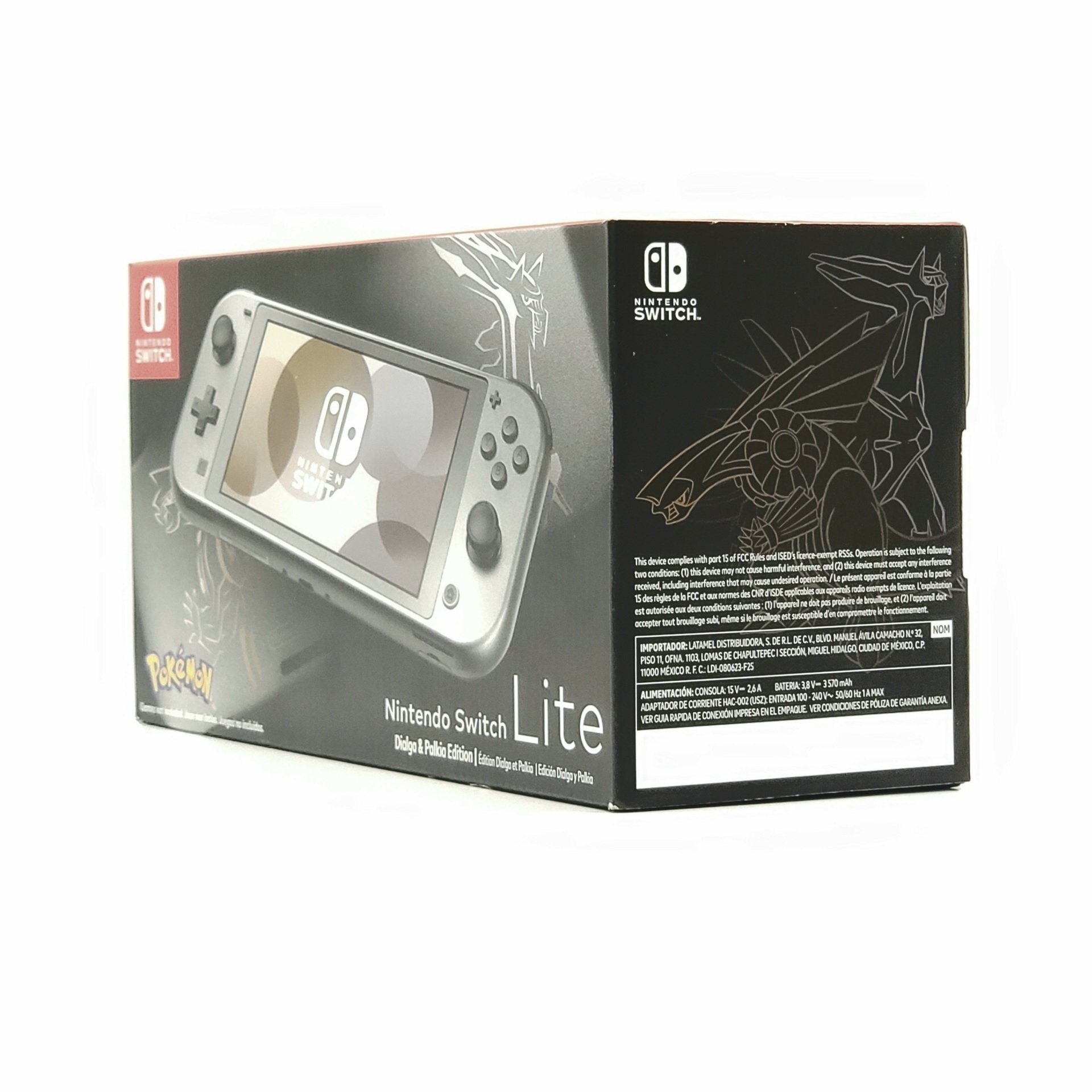 Nintendo Switch Lite Dialga & Palkia Edition + 32GB Memory Card Bundle  (Renewed)
