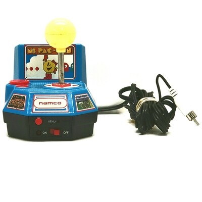 NAMCO Plug and Play TV Video Games Featuring Ms. Pac-Man 5 Games in 1 Joystick - Used