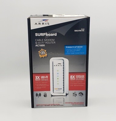 ARRIS SURFboard SBG6700-AC Cable Modem & Wi-Fi Router AC1600 - Used