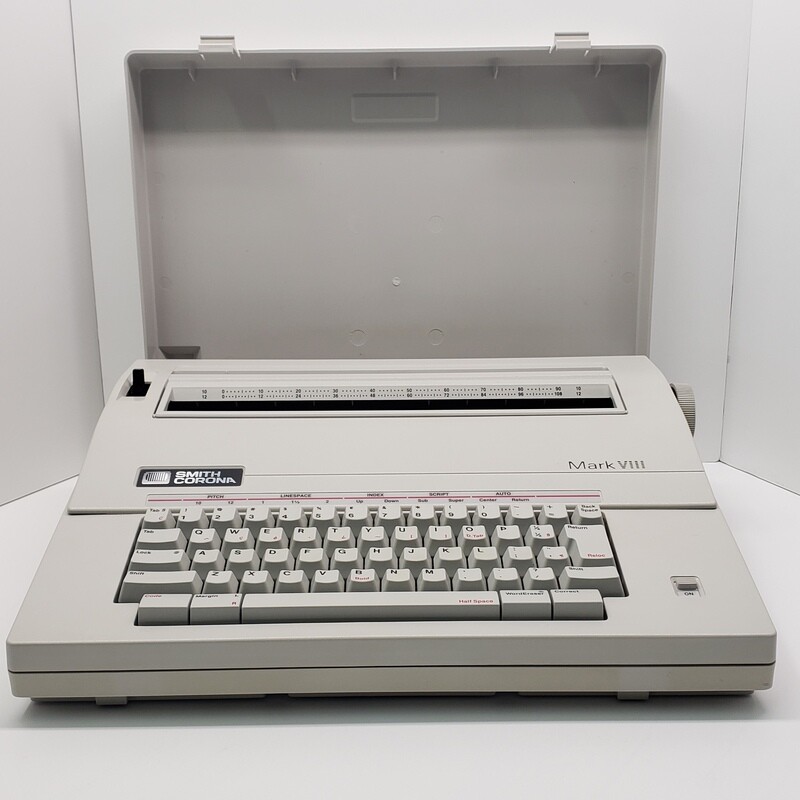 Smith Corona Mark VIII Model 5A Portable Electric Typewriter - Used