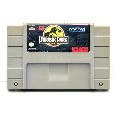 Jurassic Park Video Game for SNES Super Nintendo - Used