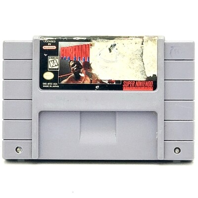 Foreman For Real Video Game for SNES Super Nintendo - Used