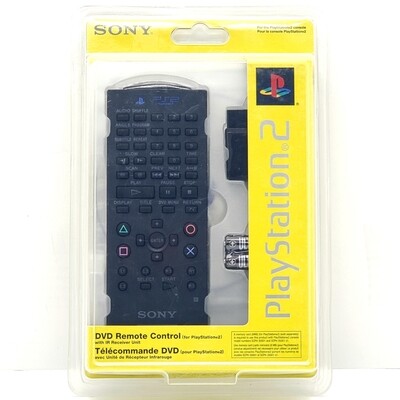 Sony Playstation 2 PS2 DVD Remote Control Black SCPH-10171 - Sealed - New