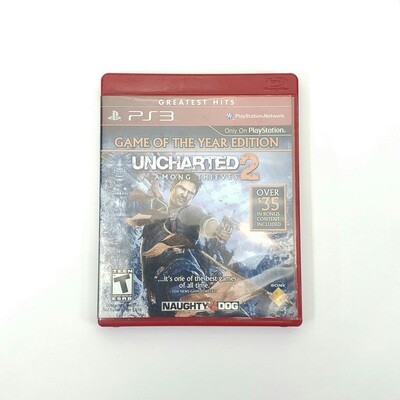 Uncharted 2: Among Thieves Game of the Year Edition Video Game for PS3 - Used