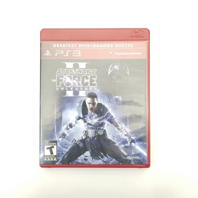 Star Wars: The Force Unleashed II Greatest Hits Video Game for PS3 - Used