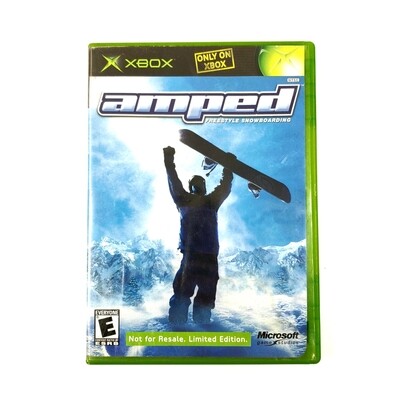 Amped: Freestyle Snowboarding Not for Resale Limited Edition Video Game for Xbox - CIB - Used