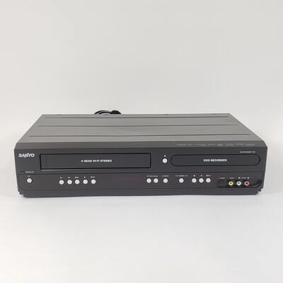 Sanyo FWZV475F 4 Head HiFi Stereo VHS/DVD Recorder/Combo Player - No Remote - Used