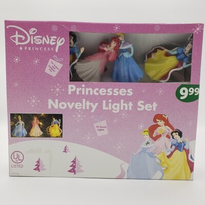 Vintage Disney Princess 10 PC Novelty Light Set - New