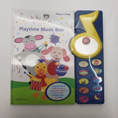 Baby Einstein Play-a-Song Playtime Music Box Book - New