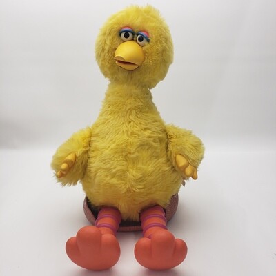 Vintage Sesame Street Big Bird Story Magic Talking Animated Electronic Plush Toy - Used
