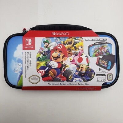 Mario Kart Game Traveler Deluxe Travel Case for Nintendo Switch - New