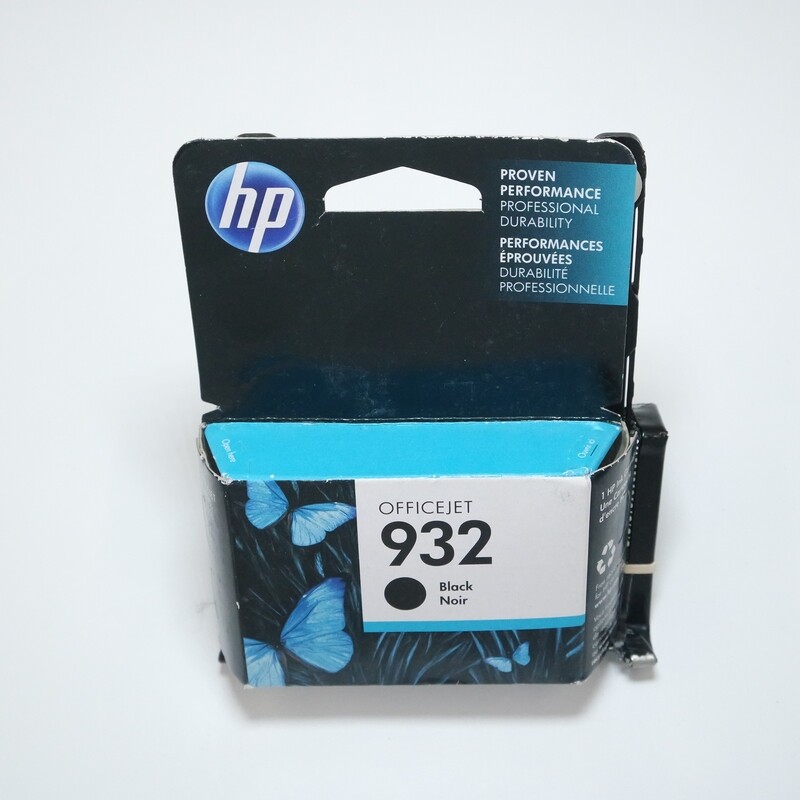 HP 932 Black Inkjet Print Cartridge, Expired - New