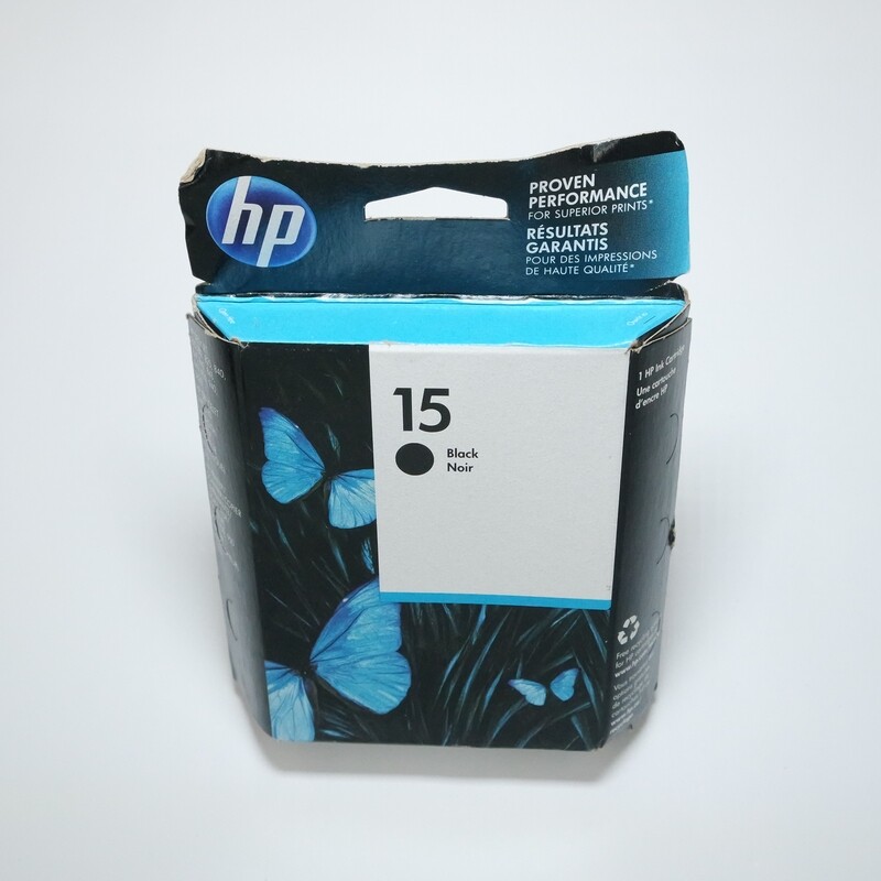 HP 15 Black Inkjet Print Cartridge, Expired - New