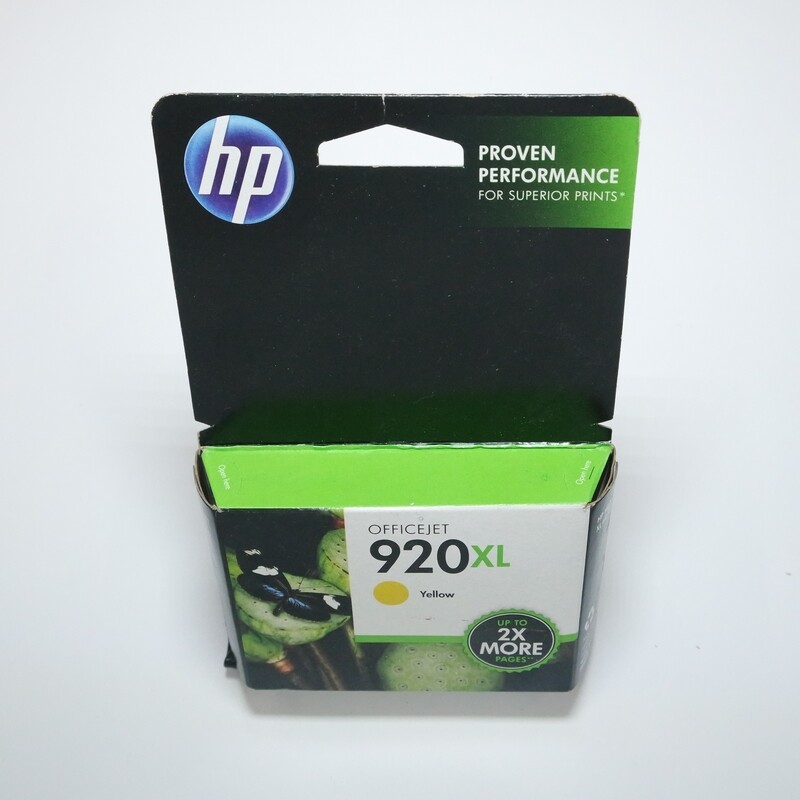 HP 920XL Yellow Inkjet Print Cartridge, Expired - New