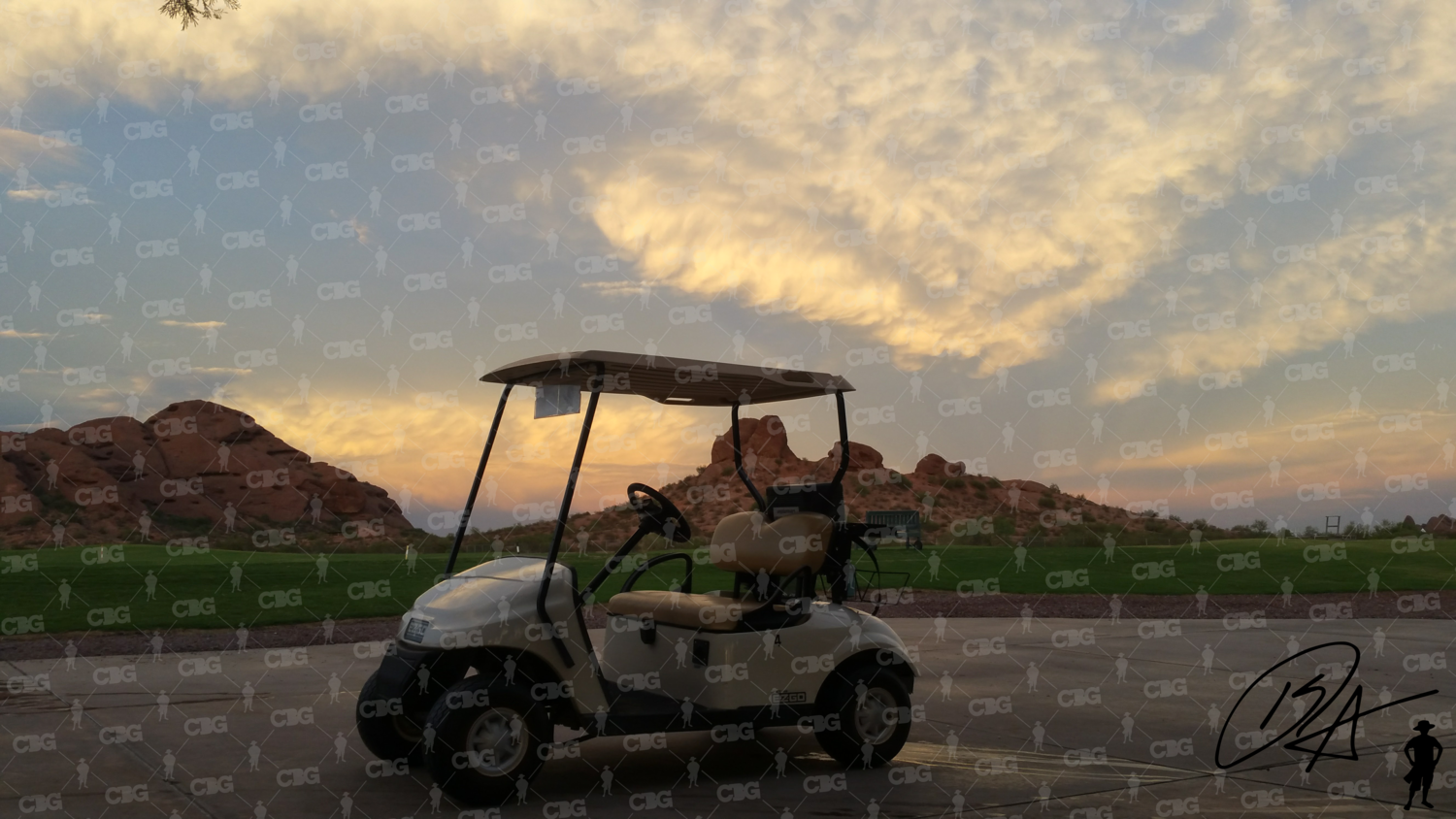 Golf Cart Portrait