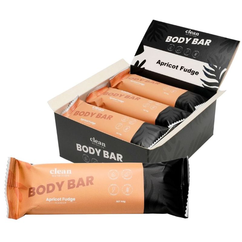 GoSlim **REBRANDED** Body Bar Apricot Fudge low carb snack bar for weight loss