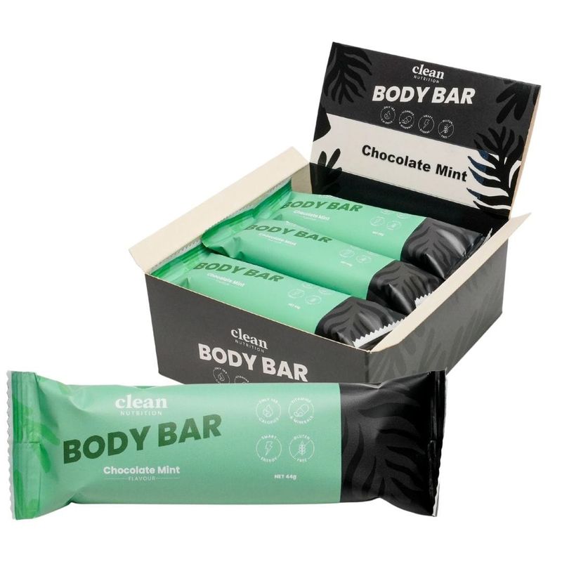 GoSlim **REBRANDED** Body Bar Choc Mint low carb snack bar for weight loss