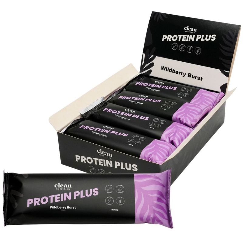 ProCrunch **REBRANDED** Protein Plus Wildberry low carb snack bar for weight loss
