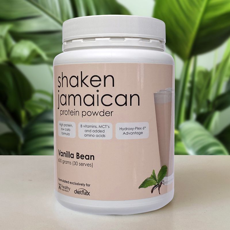 Low carb protein powder Shaken Jamaican - Vanilla Bean