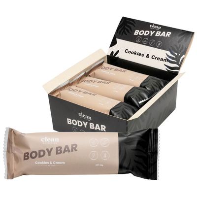 GoSlim **REBRANDED** Body Bar Cookies & Cream low carb bar for weight loss GoSlim **REBRANDED** Body Bar Cookies & Cream low carb bar for weight loss