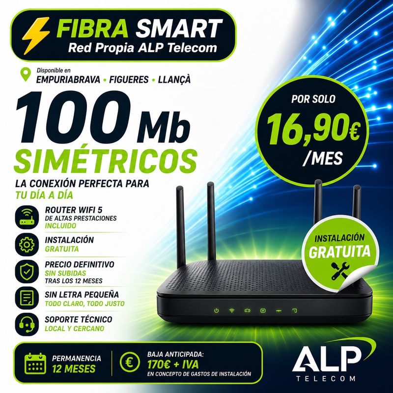 Fibra Smart 100 Mb Simétricos Fibra Smart 100 Mb Simétricos