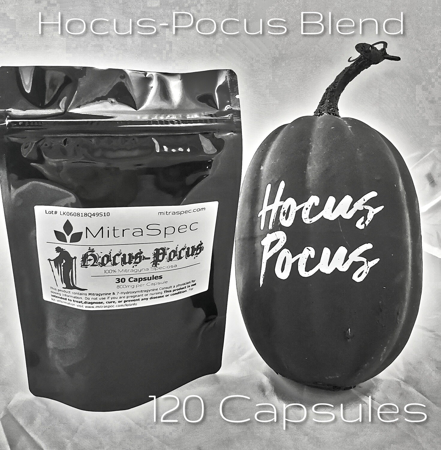 Hocus-Pocus Kratom Blend - 100 Capsules