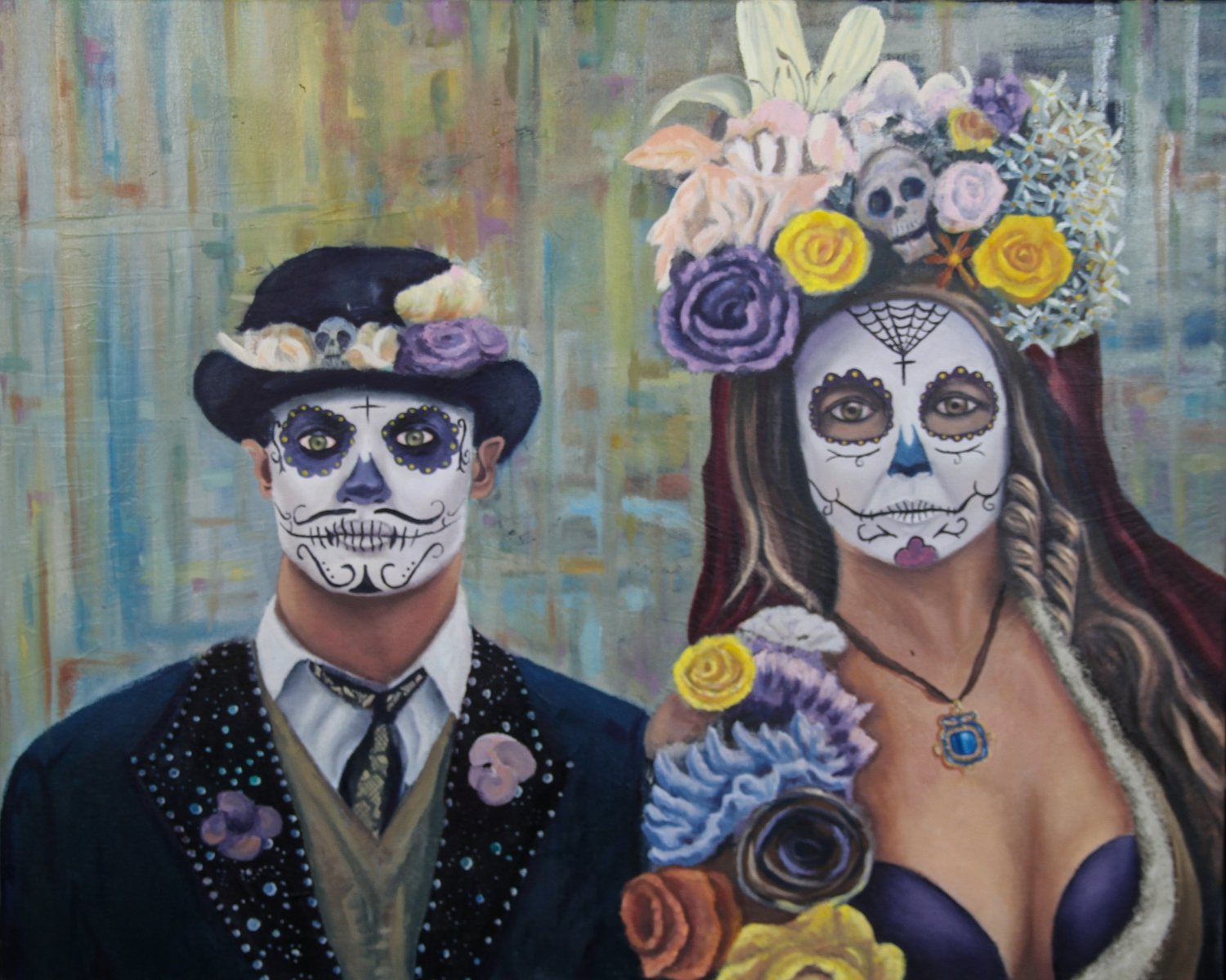 Dia de los Muertos Couple