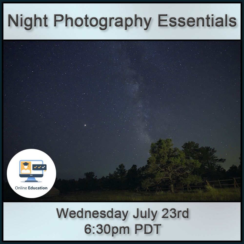 Stars and Galaxies: Essentials of Night Sky Photography with Joe Klocek (Online Class)