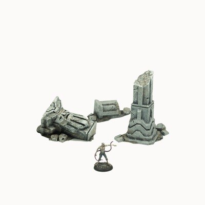 Collapsed Dwarven Pillar