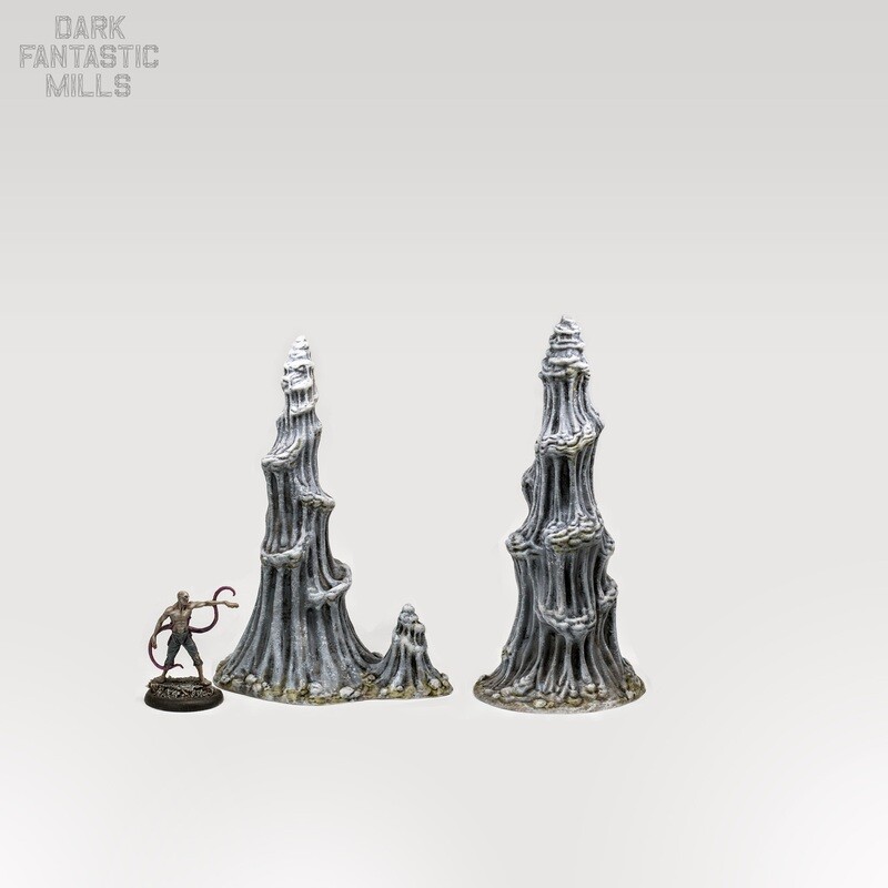 Doomcap Dungeon Stalagmites, Set of 2