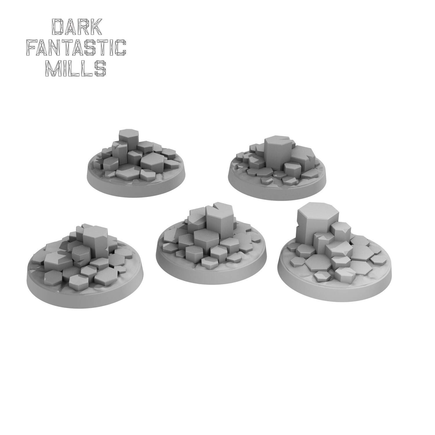 32mm Wyvern Waste Bases,  Tall