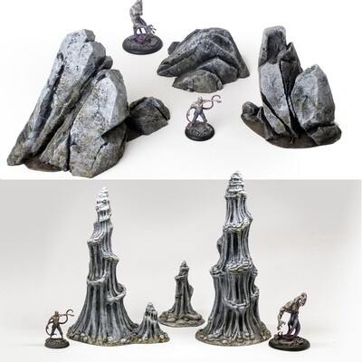 Rocky Outcrops and Stalagmites Bundle