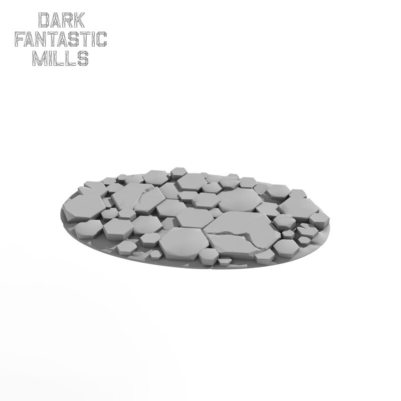 75mm x 42mm Oval Wyvern Waste Base Topper