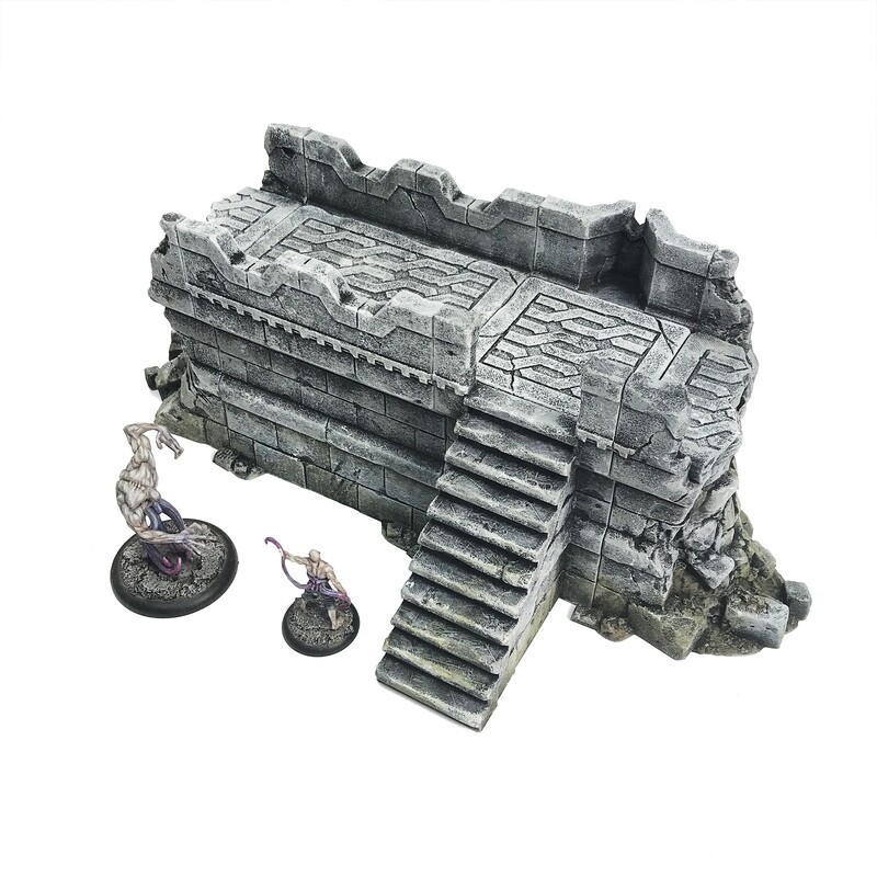 Stronghold Medium Ruined Wall - save 30%!