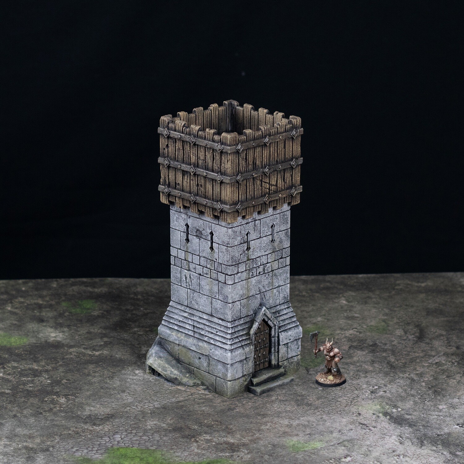 Watchtower w Wooden Battlements
