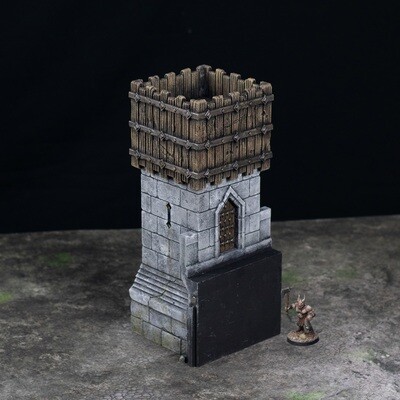 Stronghold Tower w Wooden Battlements