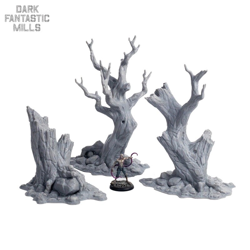 Forest Dark Dead Trees Set - Save 10%!