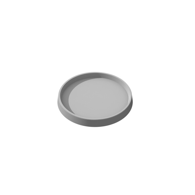 65/60mm Scooped Base, Round