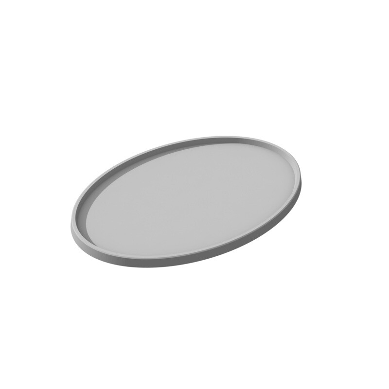 105 by 70mm Scooped Base, Oval